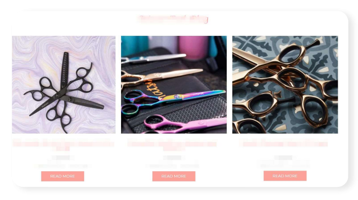 eCommerce Hair Beauty case study screenshots 3