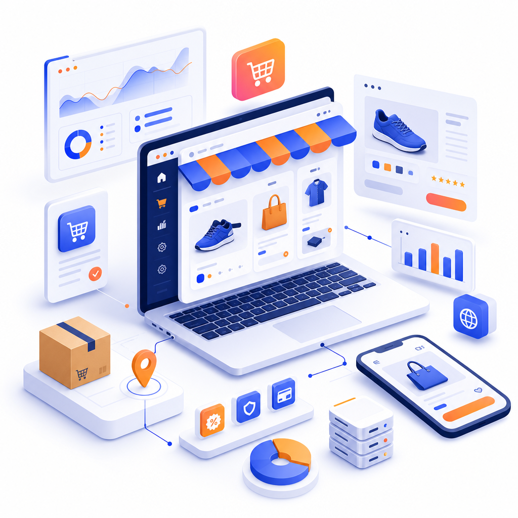 Ecommerce Web Development Service by BSB Digital Marketing Agency